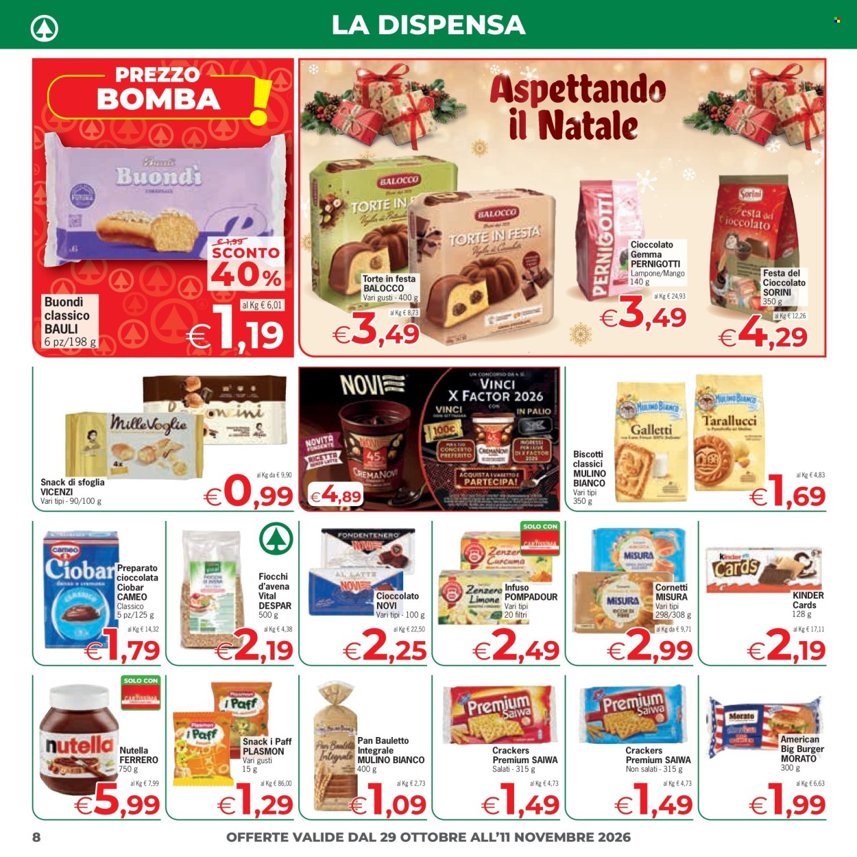 Volantino Eurospar - 29/10/2026 - 11/11/2026. Pagina 8