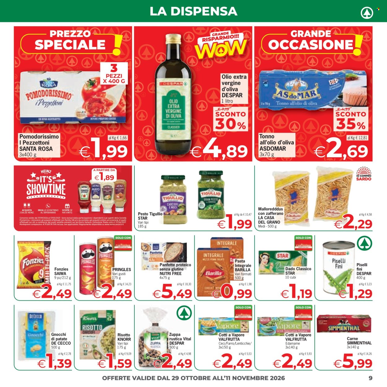 Volantino Eurospar - 29/10/2026 - 11/11/2026. Pagina 9