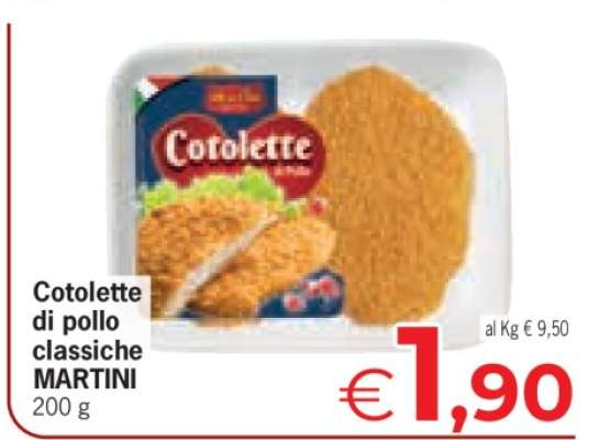 Cotolette di pollo classiche MARTINI