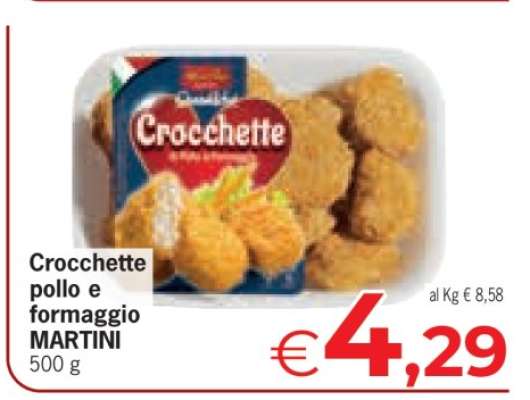 Crocchette pollo e formaggio MARTINI