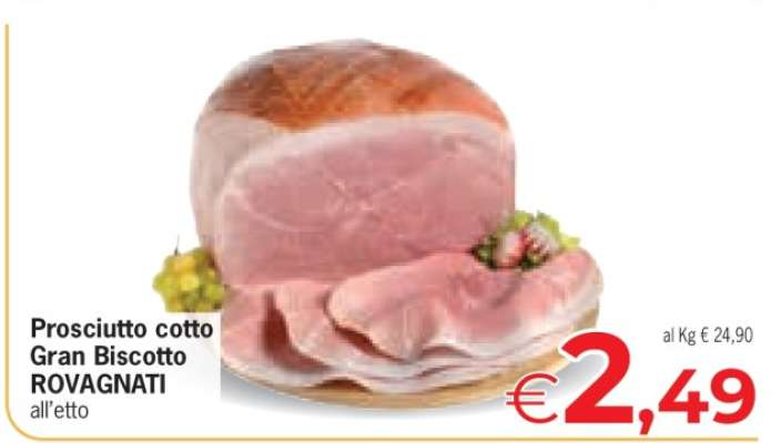 Prosciutto Cotto Gran Biscotto Rovagnati