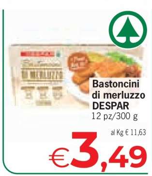 Bastoncini di merluzzo DESPAR