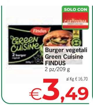 Burger vegetali Green Cuisine