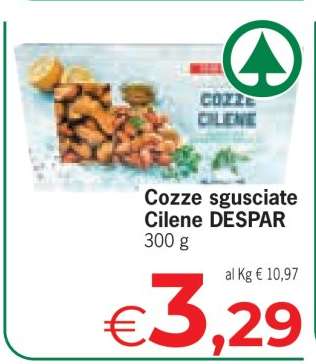 Cozze sgusciate Cilene DESPAR