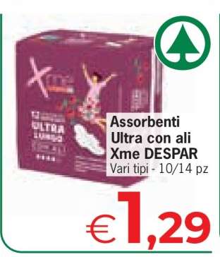 Assorbenti Ultra con ali Xme DESPAR