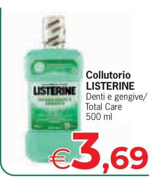 Collutorio Listerine