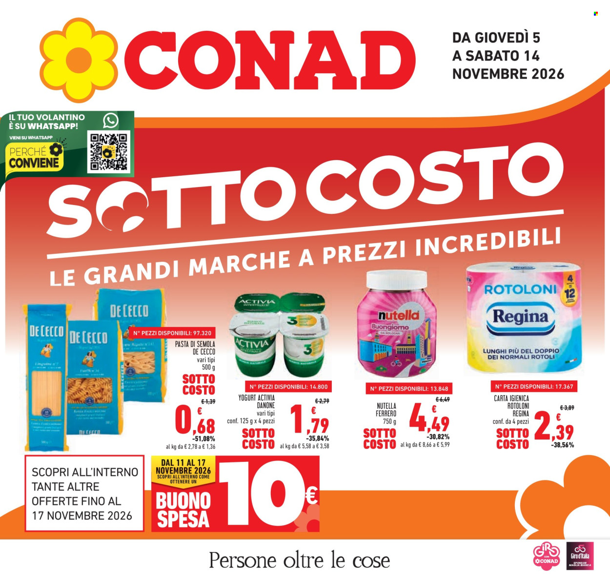 Volantino Conad - 5/11/2026 - 17/11/2026. Pagina 1