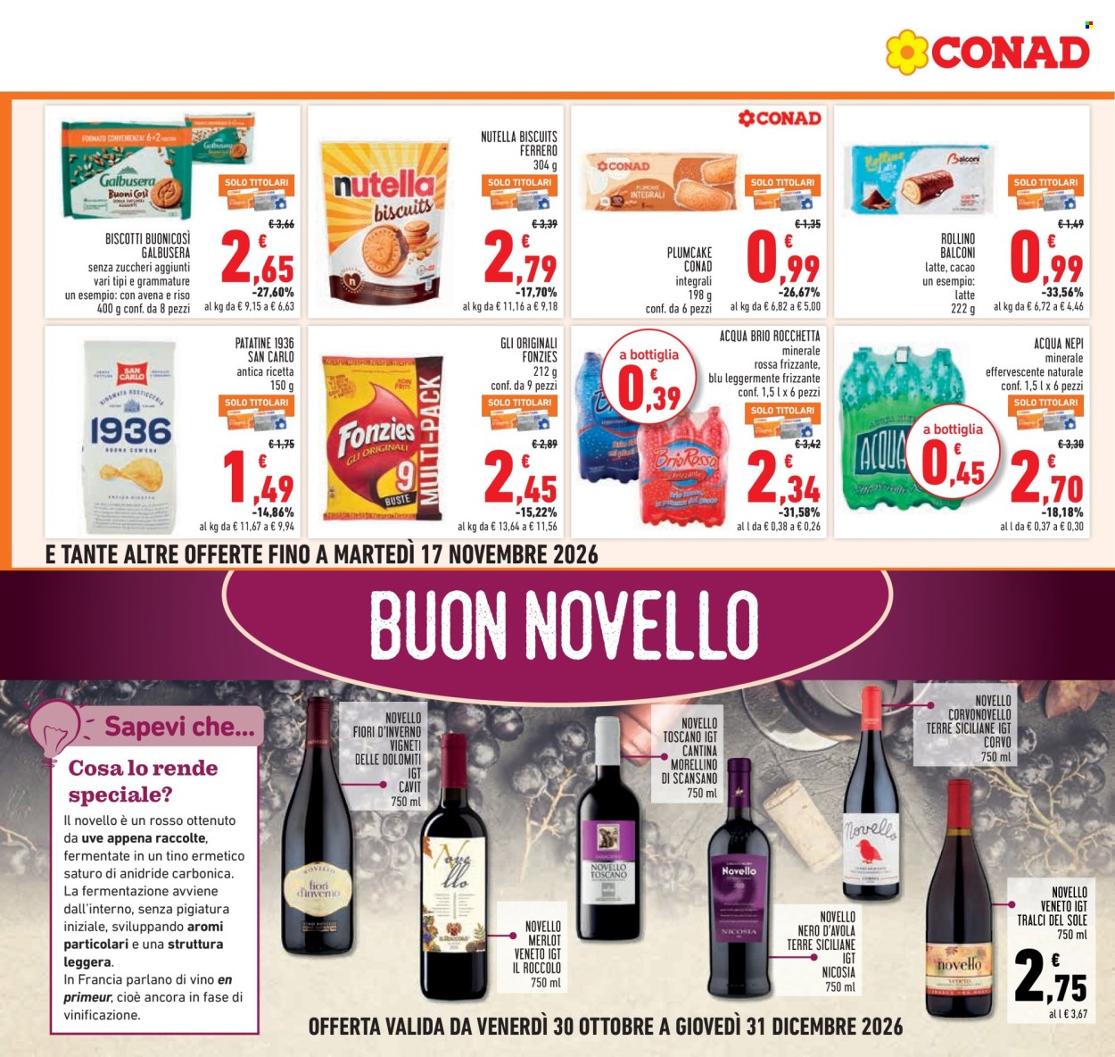 Volantino Conad - 5/11/2026 - 17/11/2026. Pagina 20