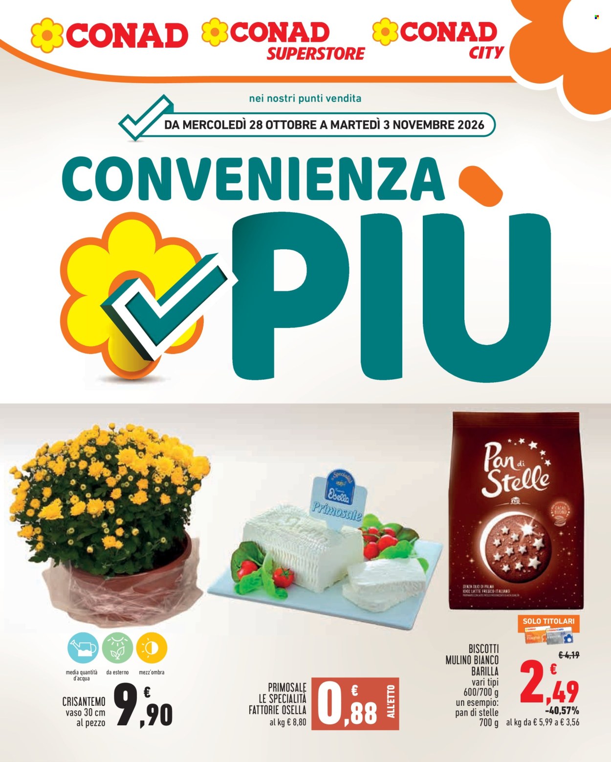 Volantino Conad - 28/10/2026 - 3/11/2026. Pagina 1