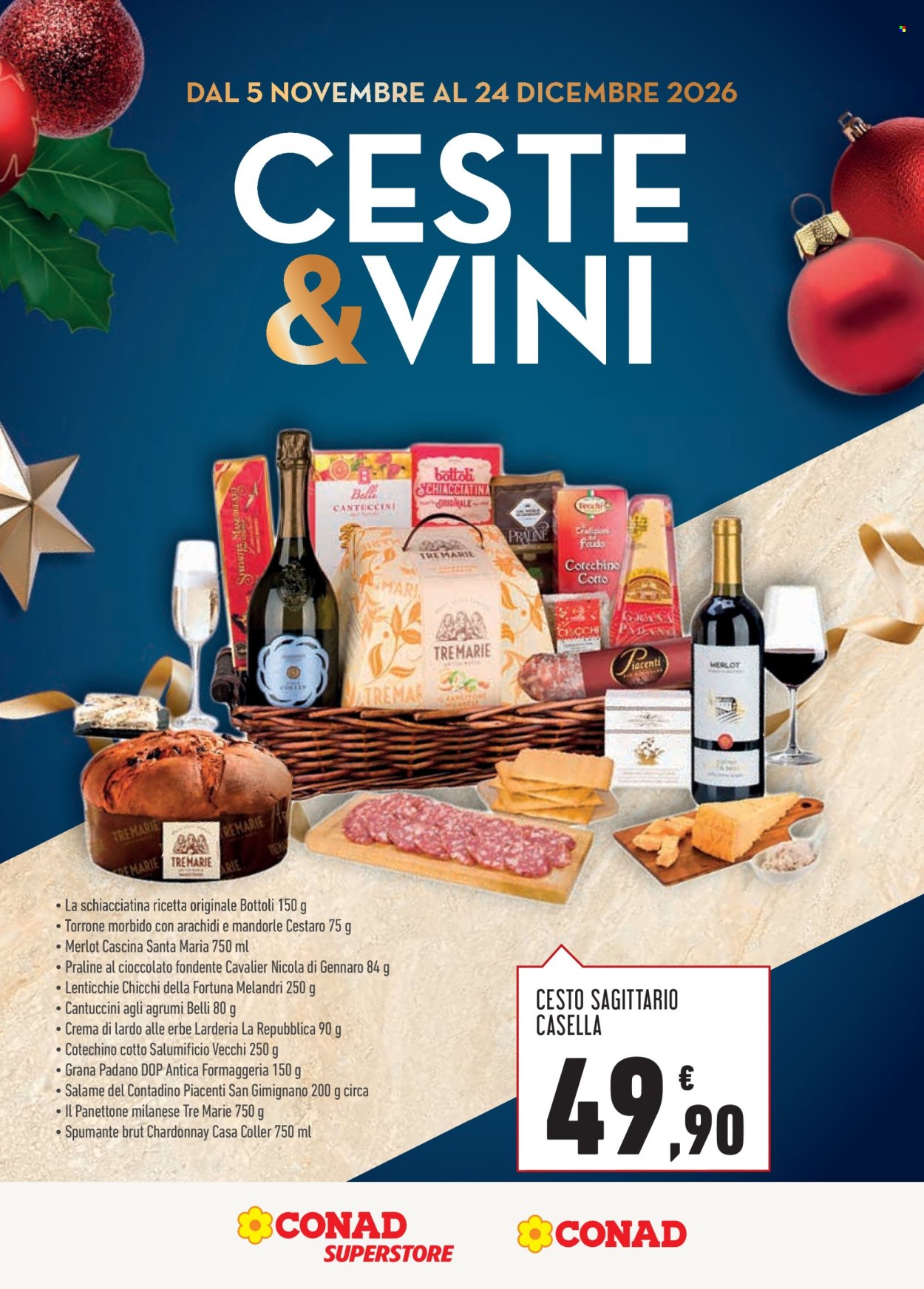 Volantino Conad - 5/11/2026 - 24/12/2026. Pagina 1