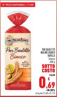 PAN BAULETTO MULINO BIANCO BARILLA