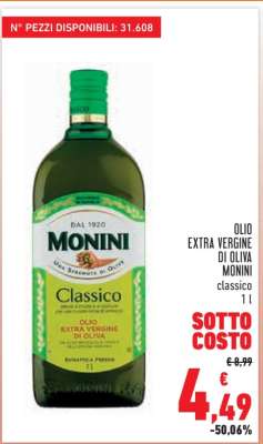 Olio Extra Vergine di Oliva Monini