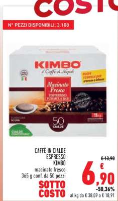 CAFFÈ IN CIALDE ESPRESSO KIMBO