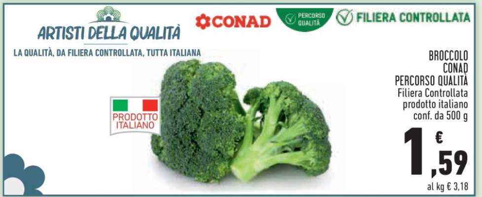 BROCCOLO CONAD PERCORSO QUALITÀ