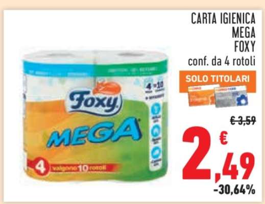 CARTA IGIENICA MEGA FOXY
