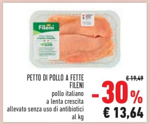 PETTO DI POLLO A FETTE FILENI
