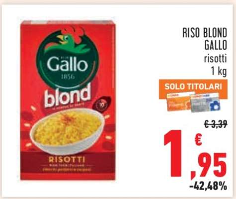 Riso Blond Gallo