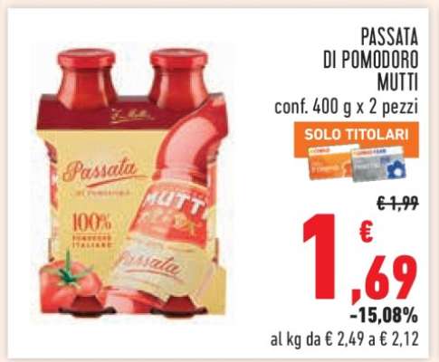 PASSATA DI POMODORO MUTTI