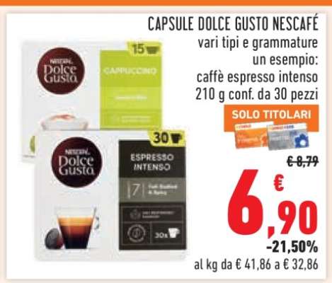 Capsule Dolce Gusto Nescafé