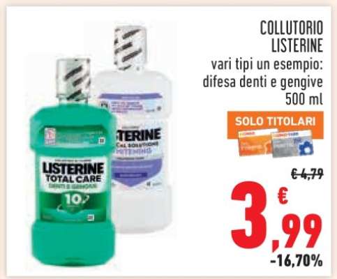 Collutorio Listerine