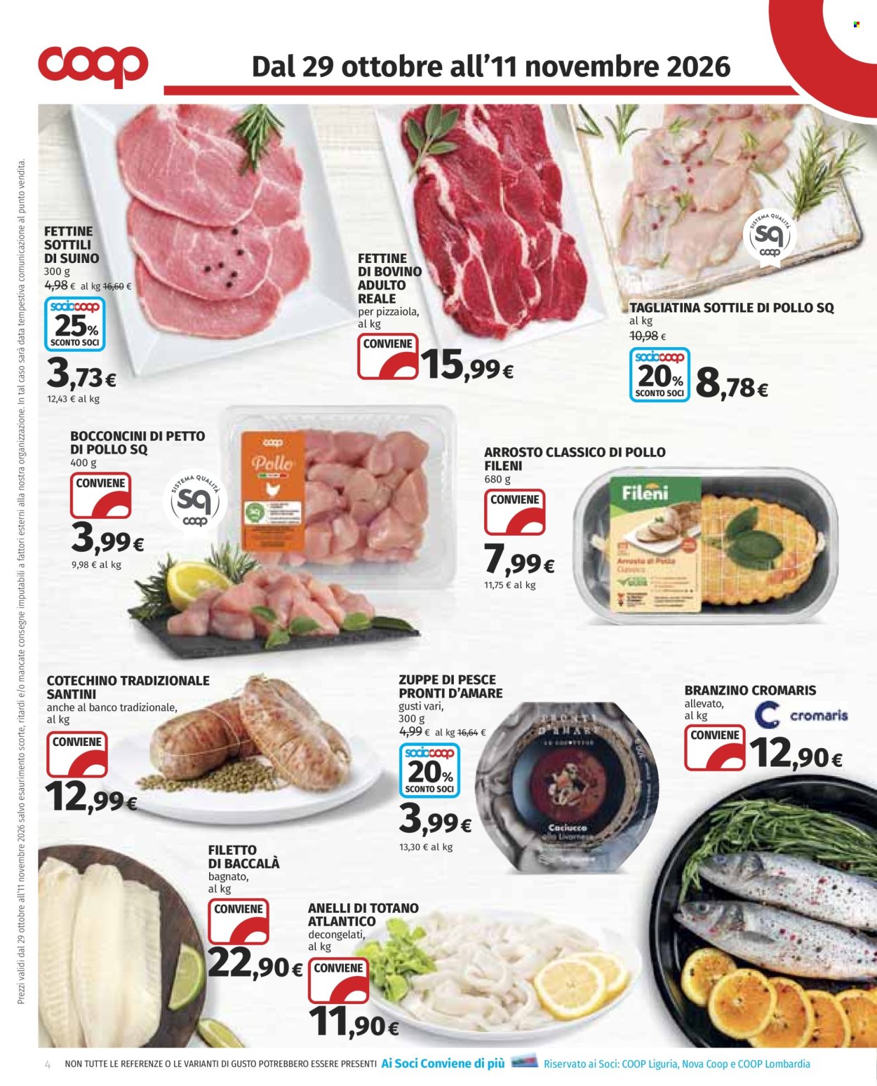 Volantino Coop - 29/10/2026 - 11/11/2026. Pagina 4