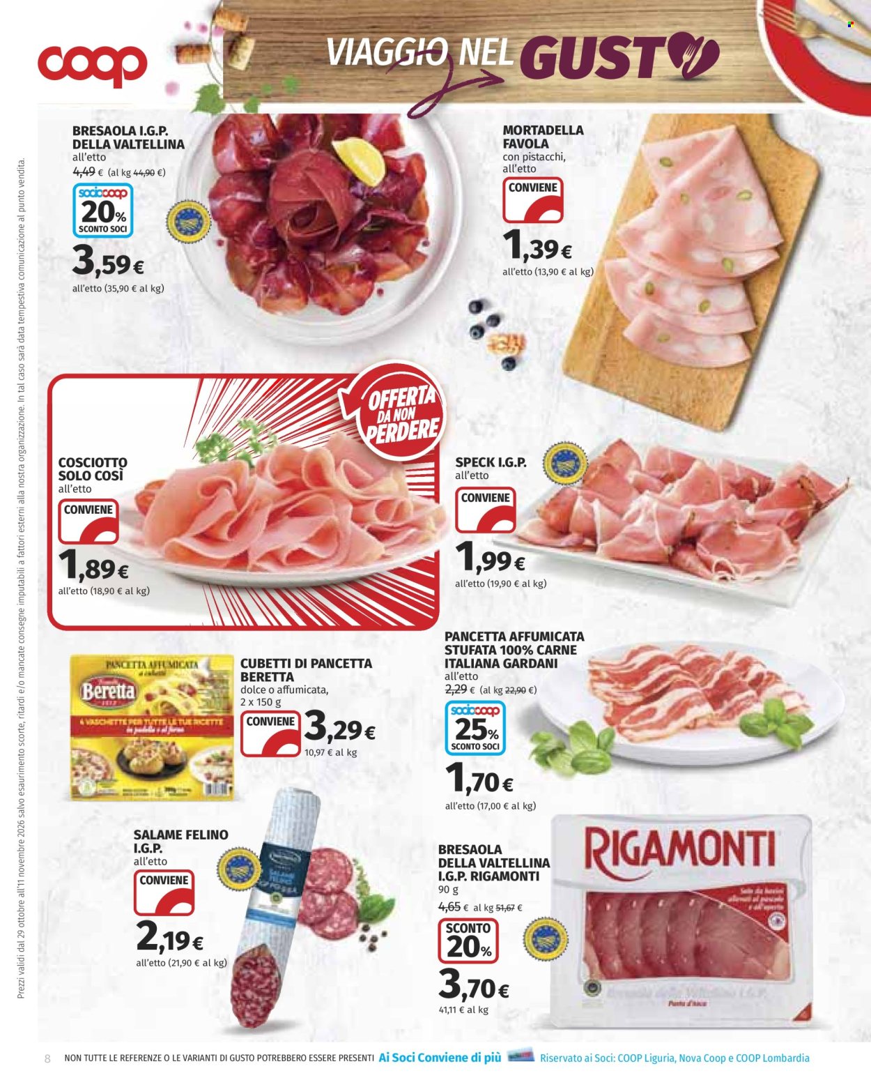 Volantino Coop - 29/10/2026 - 11/11/2026. Pagina 8