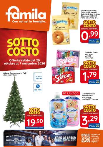 Volantino Famila - 29/10/2026 - 9/11/2026.