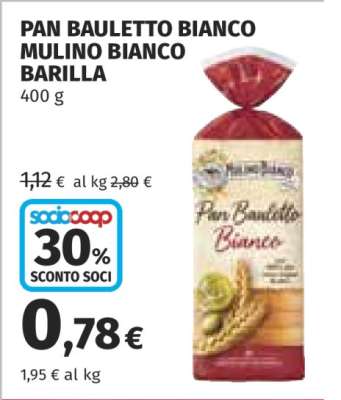 PAN BAULETTO BIANCO MULINO BIANCO BARILLA