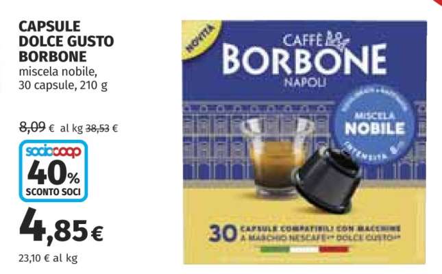 Capsule Dolce Gusto Borbone