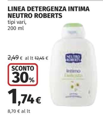 LINEA DETERSIONE INTIMA NEUTRO ROBERTS