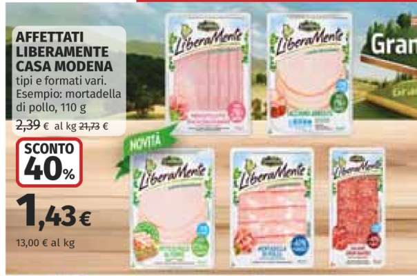 AFFETTATI LIBERAMENTE CASA MODENA