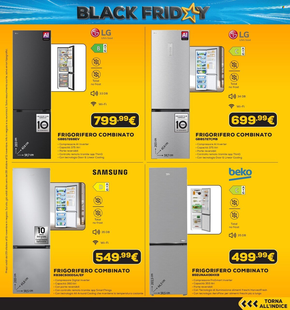 Volantino Euronics - 28/10/2026 - 11/11/2026. Pagina 41