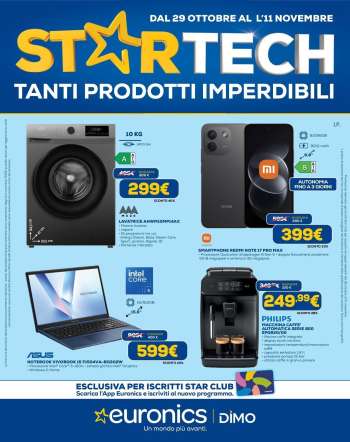 Volantino Euronics - 29/10/2026 - 11/11/2026.