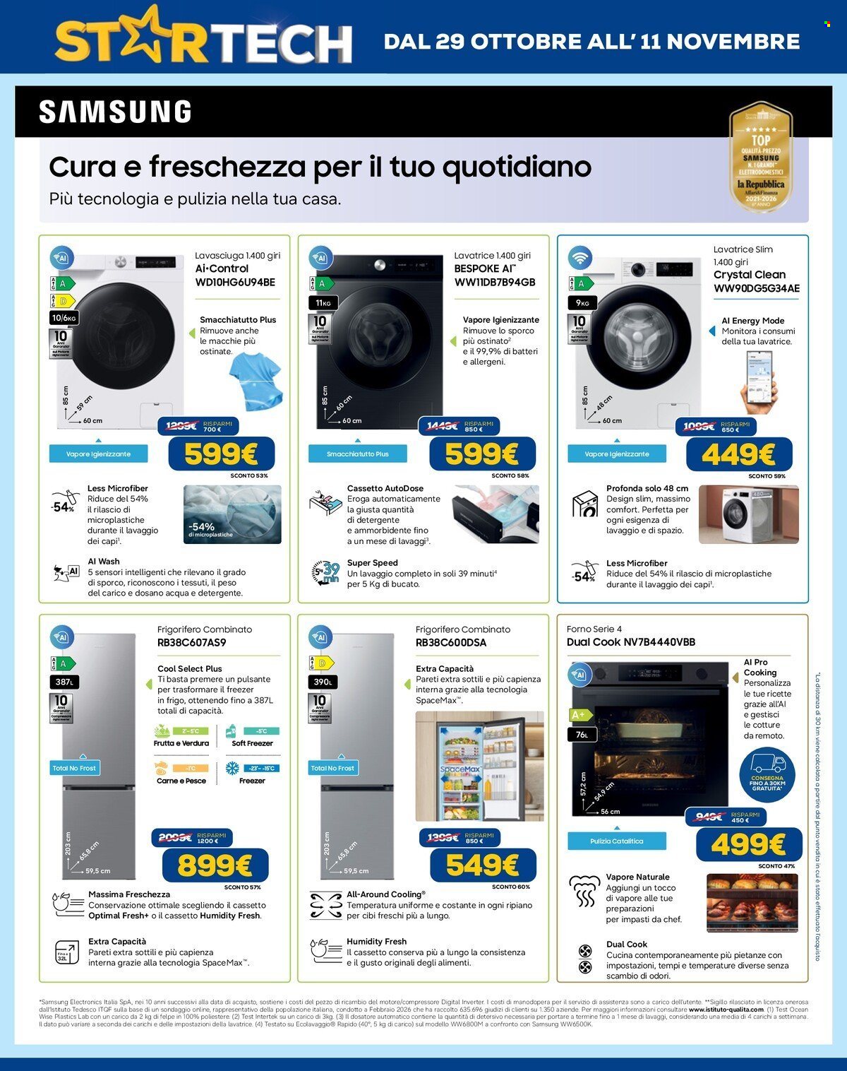 Volantino Euronics - 29/10/2026 - 11/11/2026. Pagina 7