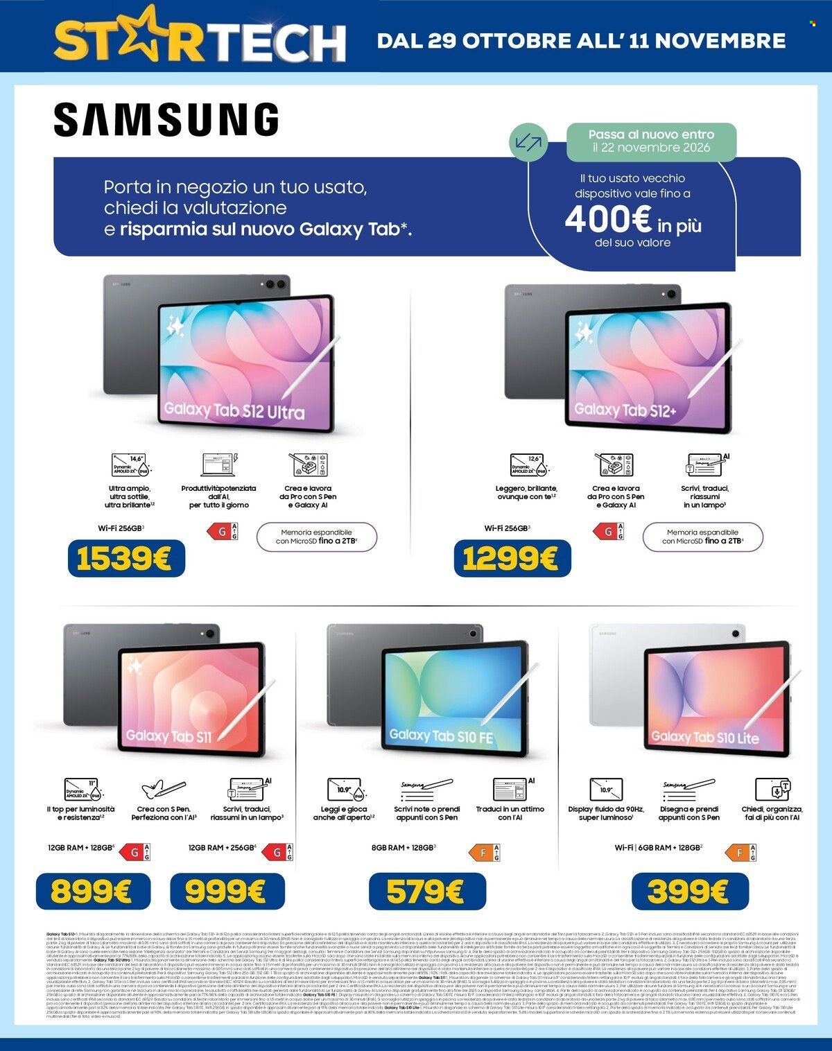 Volantino Euronics - 29/10/2026 - 11/11/2026. Pagina 15