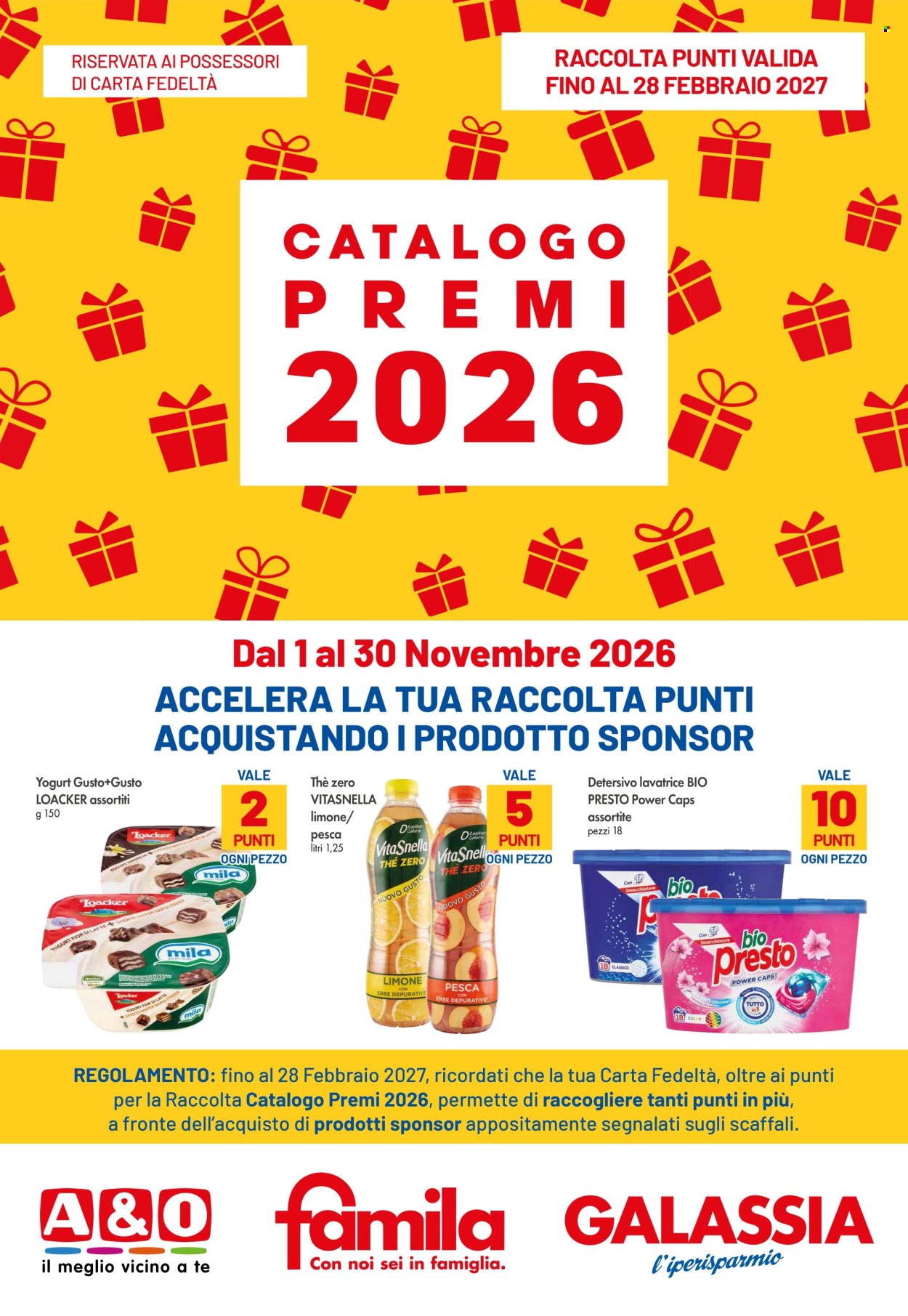 Volantino Famila - 1/11/2026 - 30/11/2026. Pagina 1