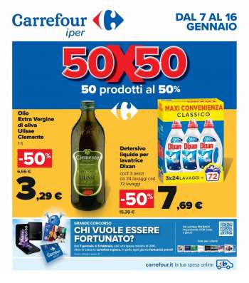 Volantino Carrefour - 7/1/2022 - 16/1/2022.