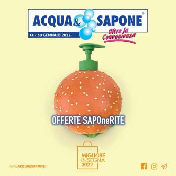Volantino Acqua & Sapone - 14/1/2022 - 30/1/2022.