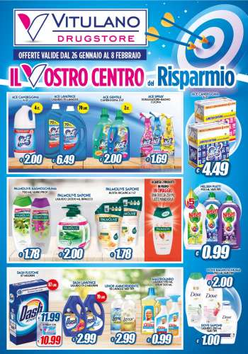 Volantino Risparmio Casa Vitulano Drugstore - 26/1/2022 - 8/2/2022.