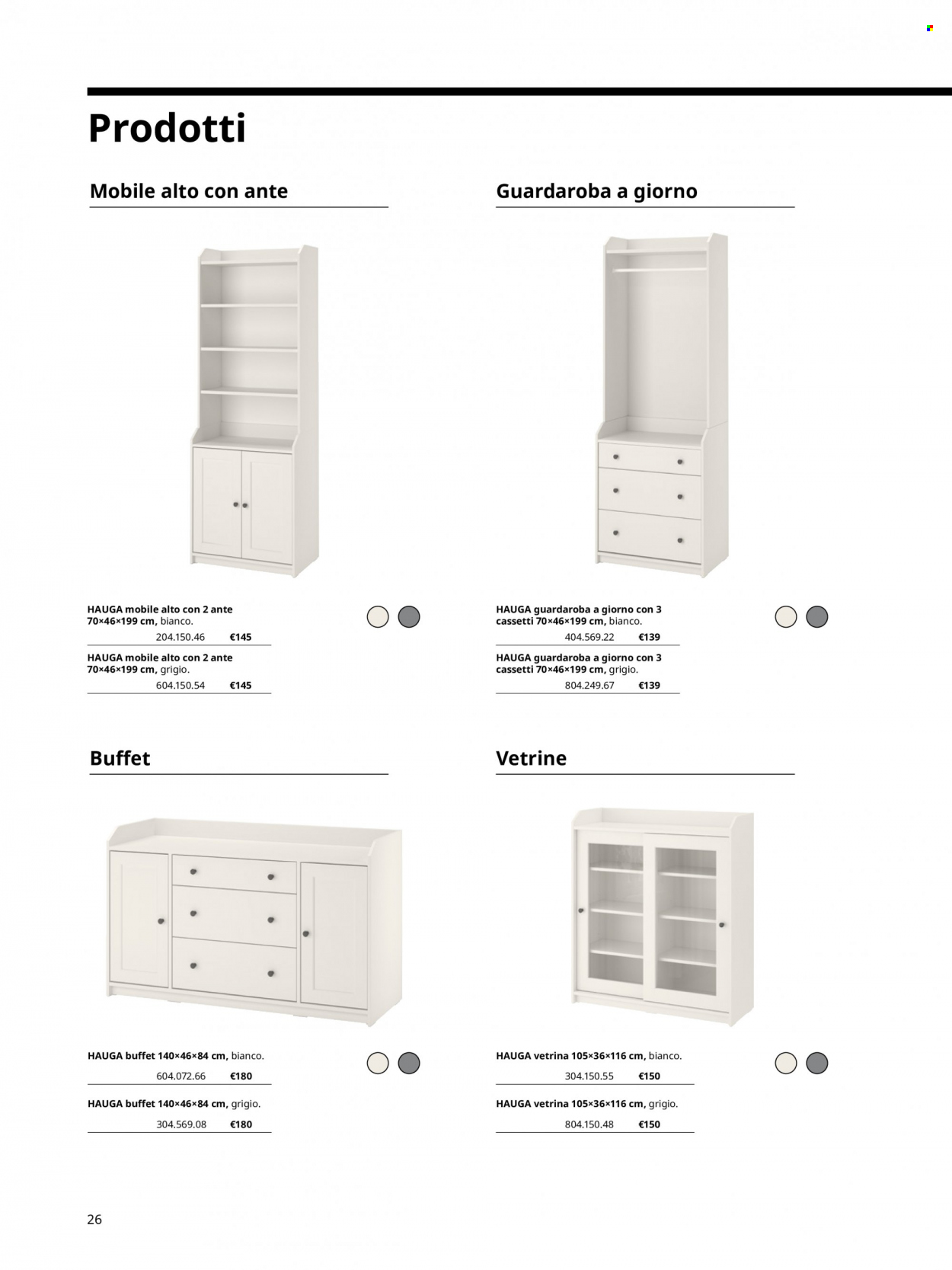 Volantino IKEA. Pagina 26.