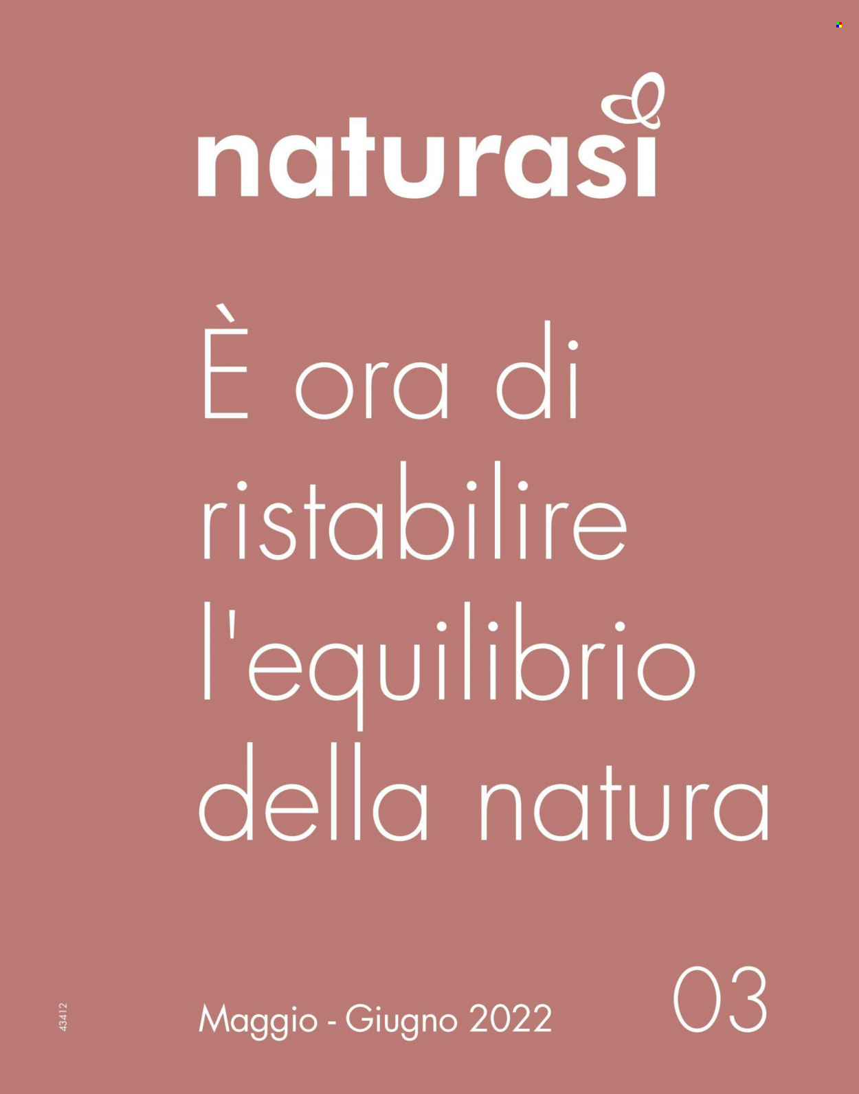 Volantino Natura Sì - 1.5.2022 - 30.6.2022. Pagina 1.