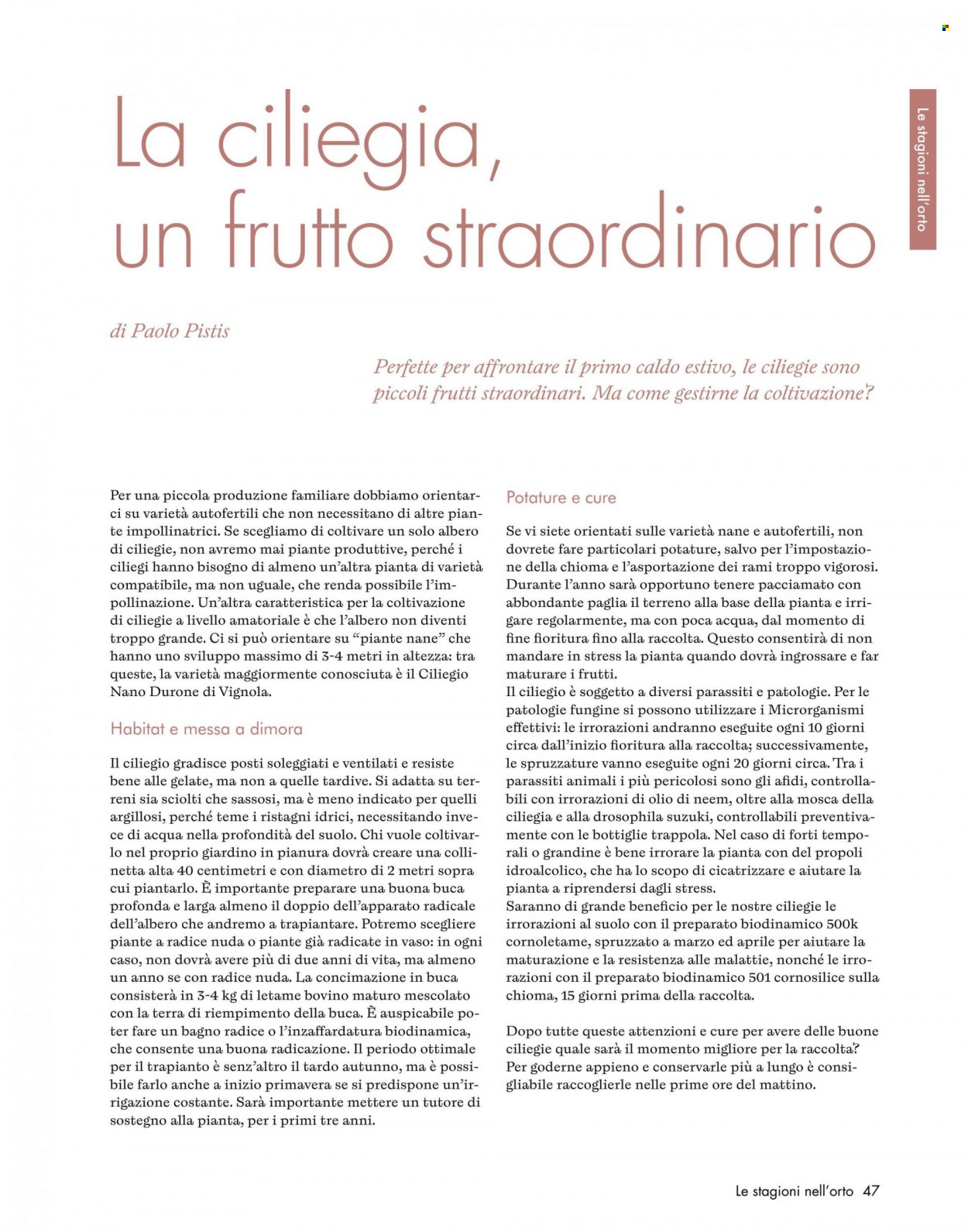 Volantino Natura Sì - 1.5.2022 - 30.6.2022. Pagina 47.