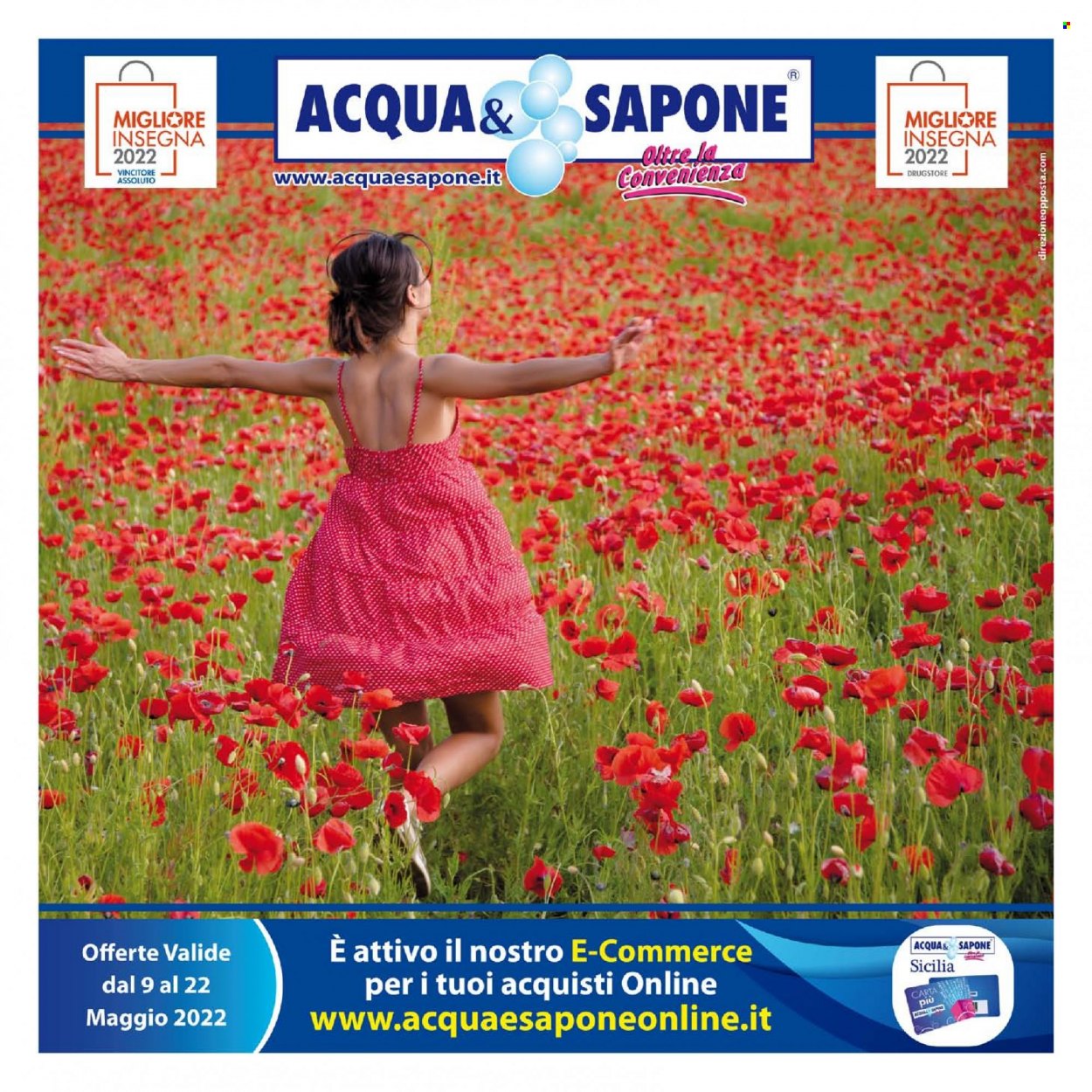 Volantino Acqua & Sapone - 9.5.2022 - 22.5.2022. Pagina 1.