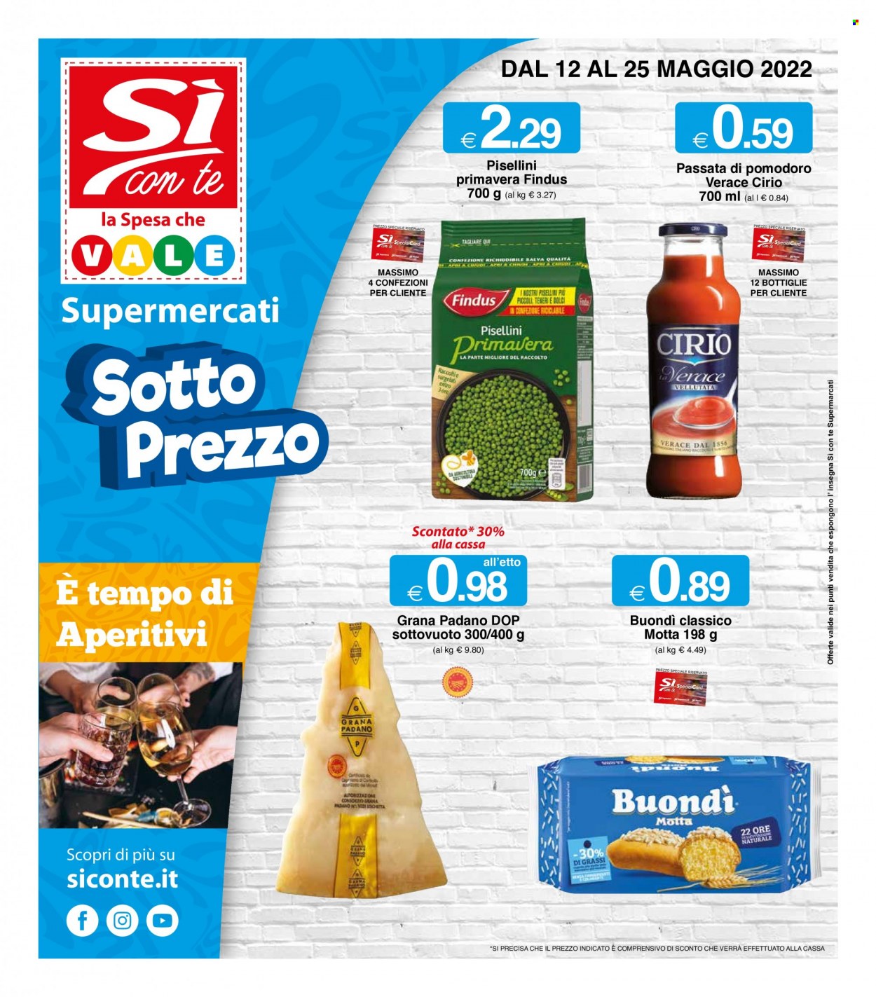 Volantino Si con te Supermercati - 12.5.2022 - 25.5.2022. Pagina 1.