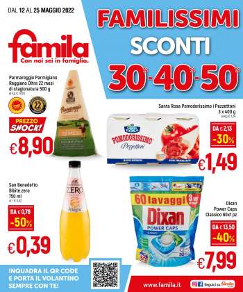 Volantino Famila - FAMILISSIMI - SCONTI 30-40-50%