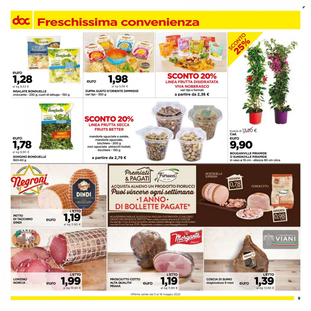 Volantino doc supermercati - 5.5.2022 - 18.5.2022. Pagina 9.