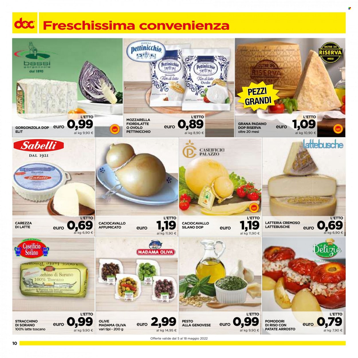 Volantino doc supermercati - 5.5.2022 - 18.5.2022. Pagina 10.
