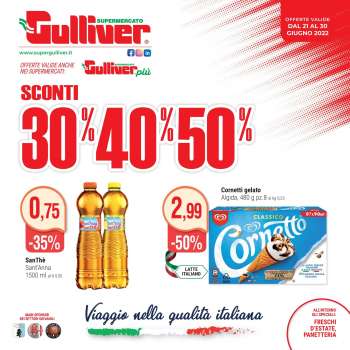 Volantino Gulliver - SCONTI 30% 40% 50%