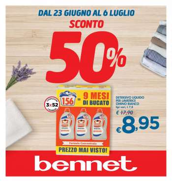 Volantino bennet - SCONTO 50%