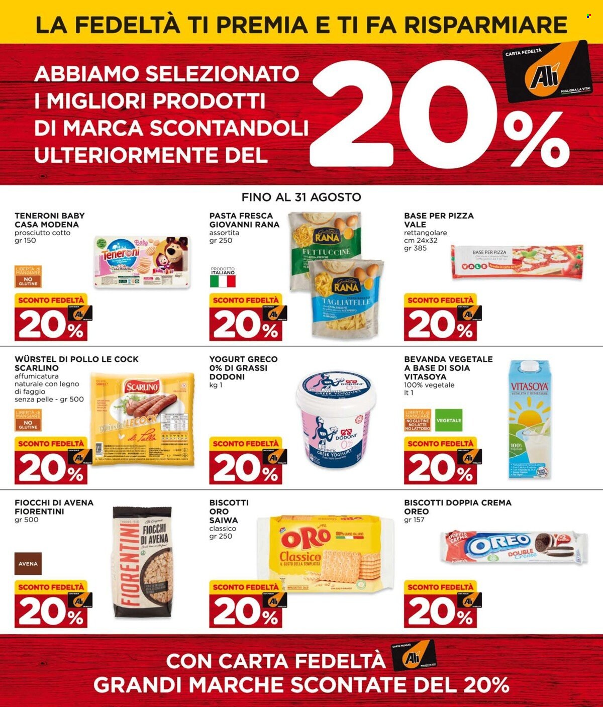 Volantino Alì Supermercati - 1.7.2022 - 31.8.2022. Pagina 2.